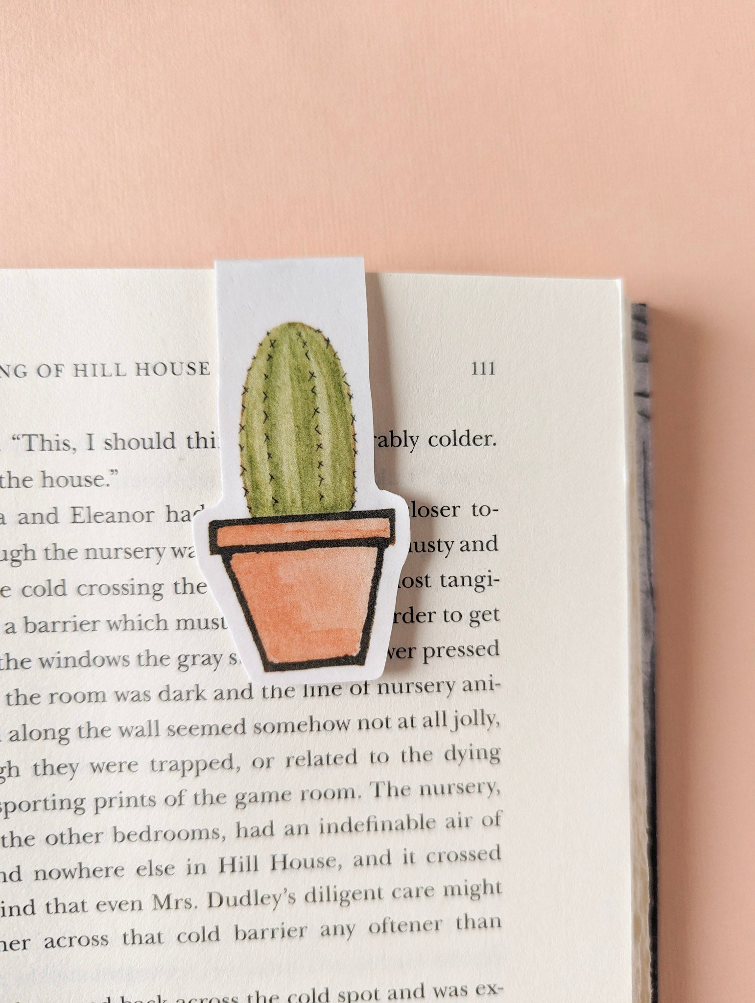 Cactus Magnetic Bookmark