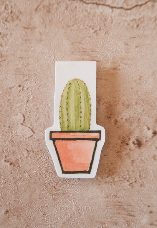 Cactus Magnetic Bookmark