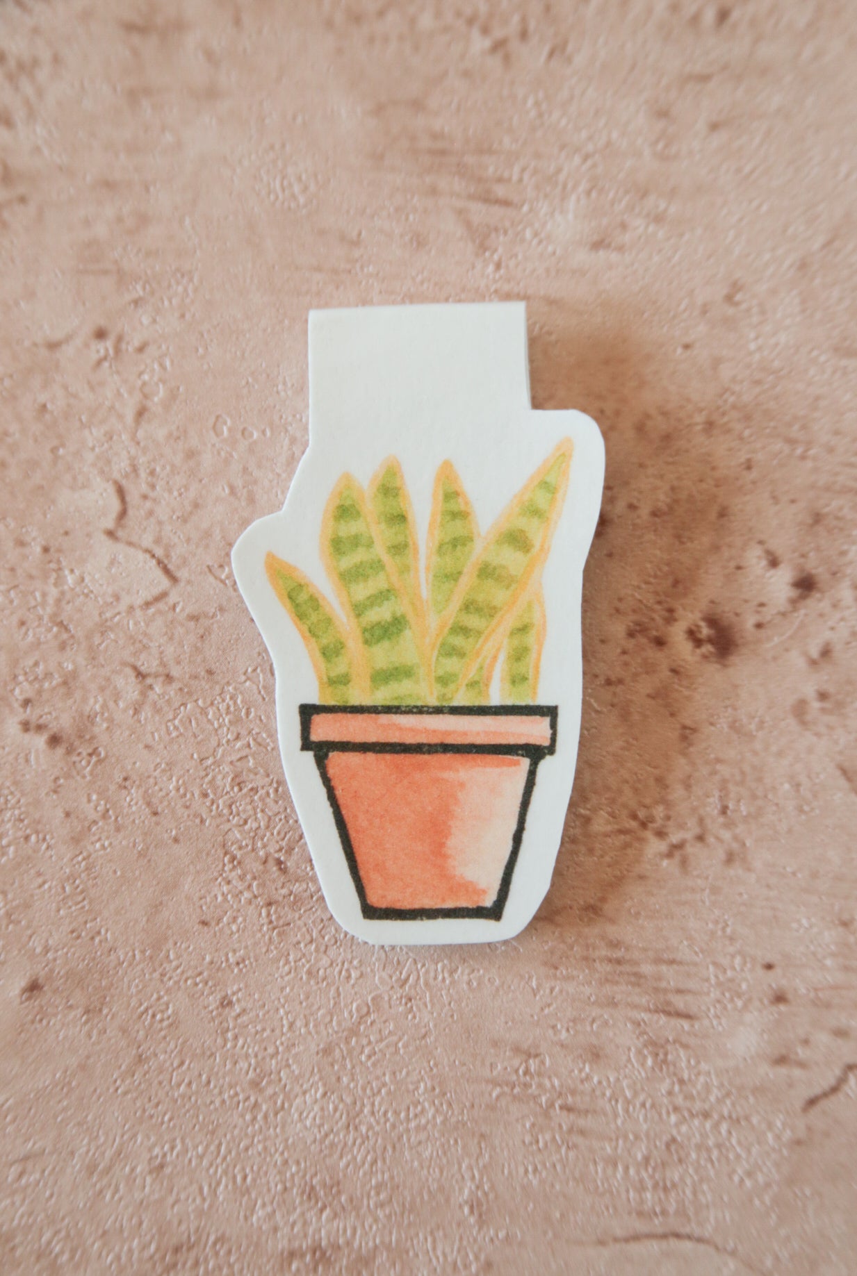 Snake Plant Magnetic Bookmark