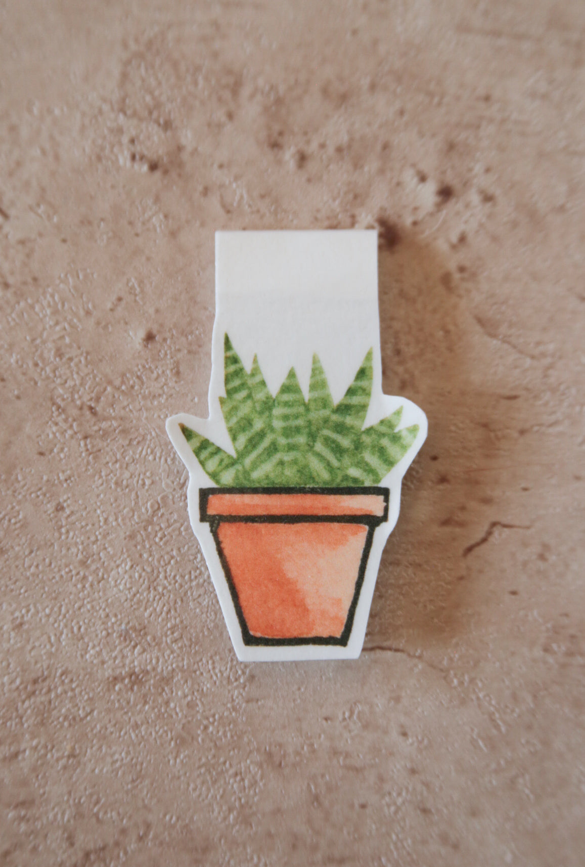 Zebra Plant Magnetic Bookmark