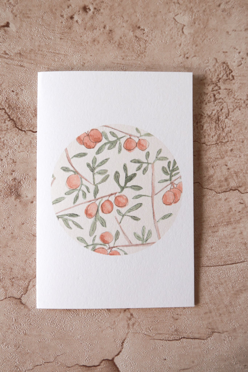 Orange Watercolor Card
