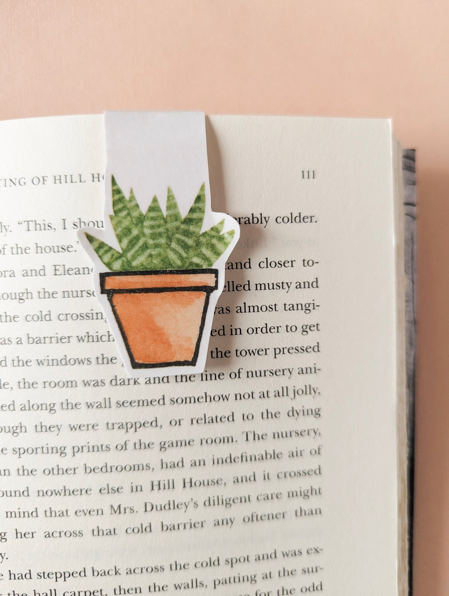 Zebra Plant Magnetic Bookmark