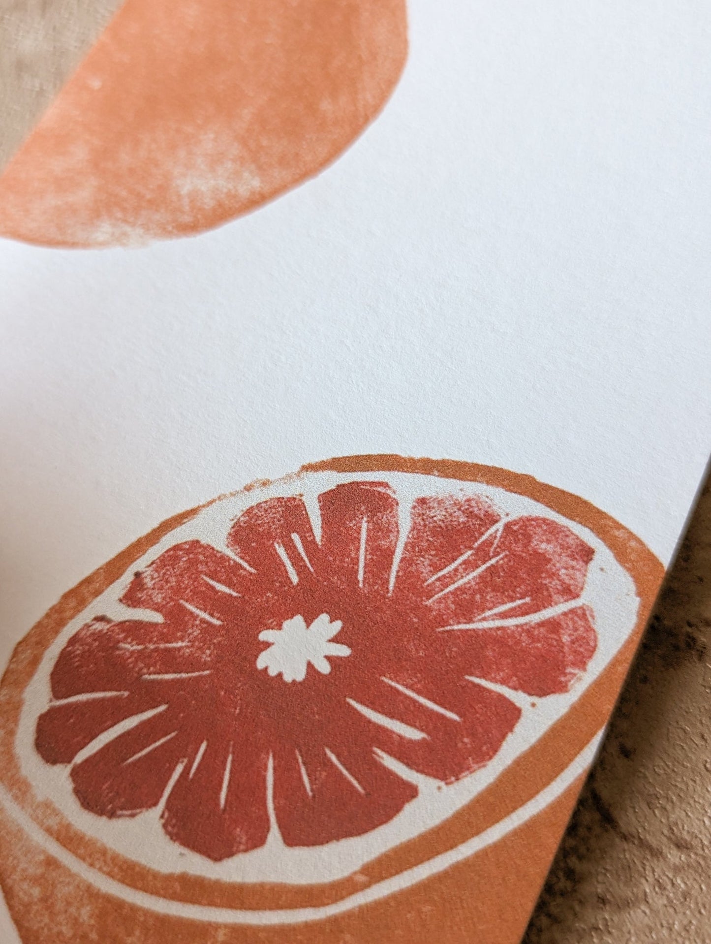 Grapefruit Print Card