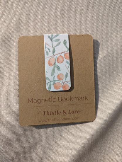 Orange Magnetic Bookmark