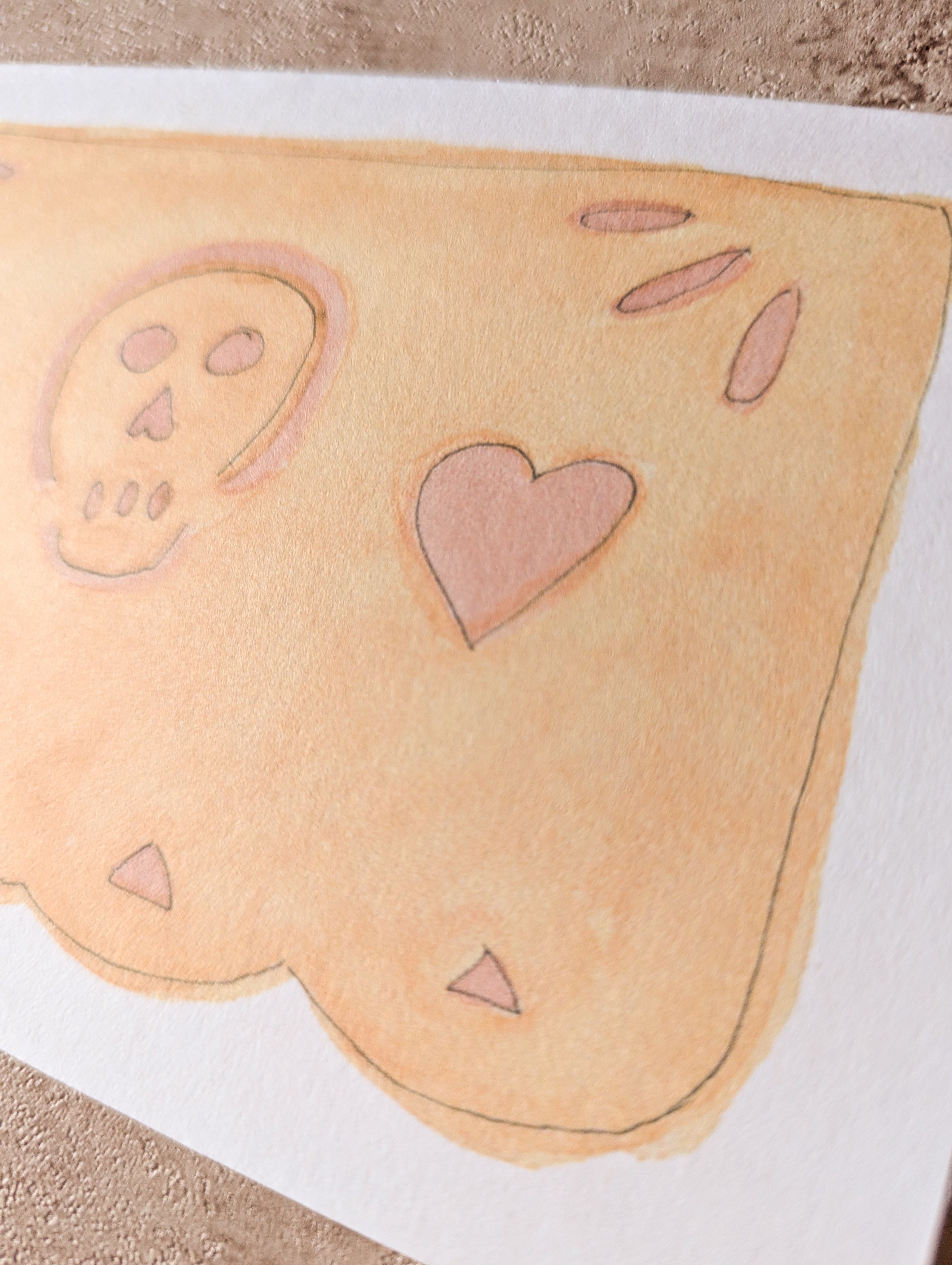 Yellow Papel Card