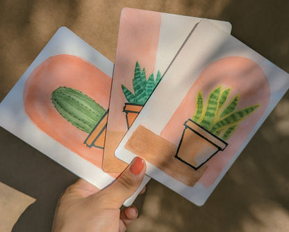 Cactus Print Card