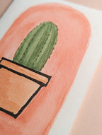 Cactus Print Card